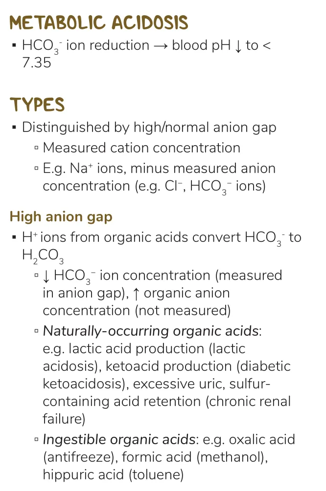 Osmosis notes: high-gap acids, natural and ingested