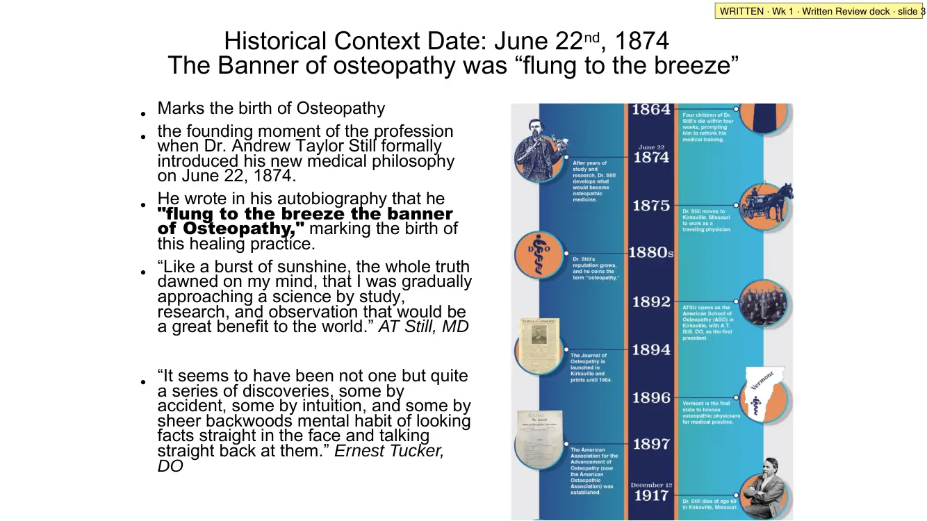 Written Review deck · slide 3