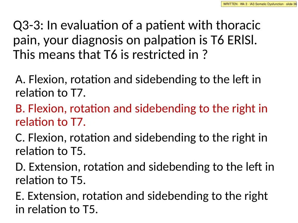 IA3 Somatic Dysfunction · slide 36
