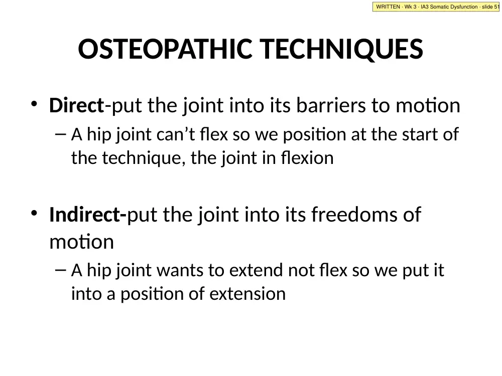 IA3 Somatic Dysfunction · slide 51