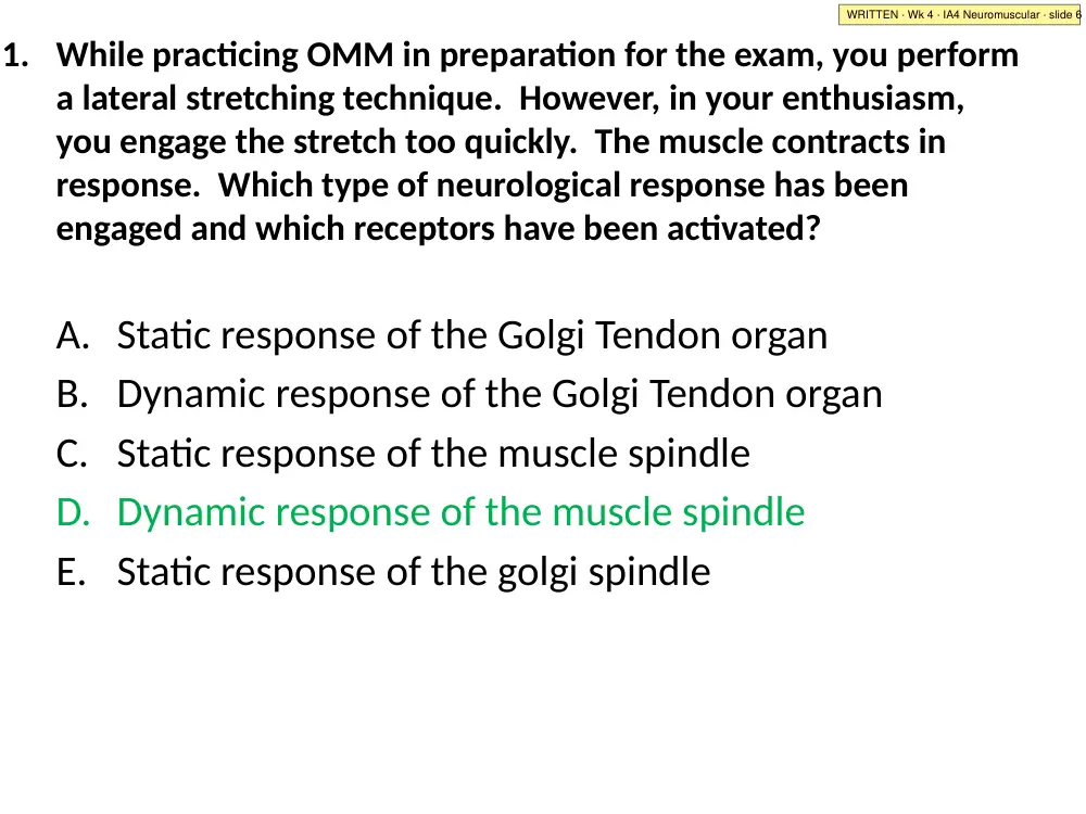 IA4 Neuromuscular · slide 6