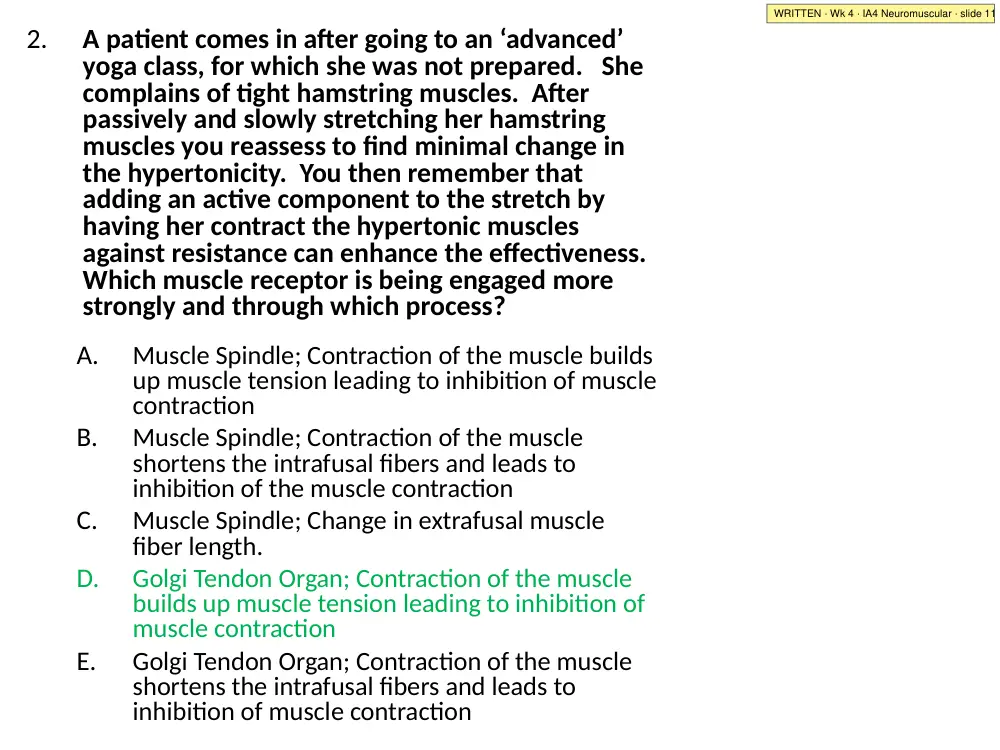 IA4 Neuromuscular · slide 11