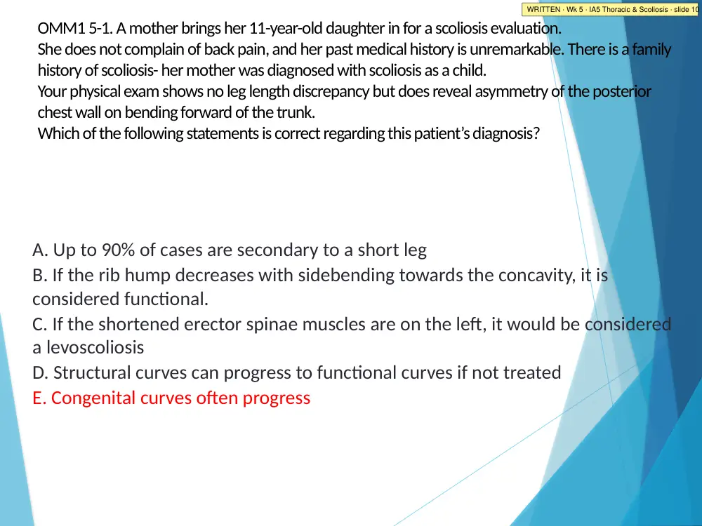 IA5 Thoracic & Scoliosis · slide 10