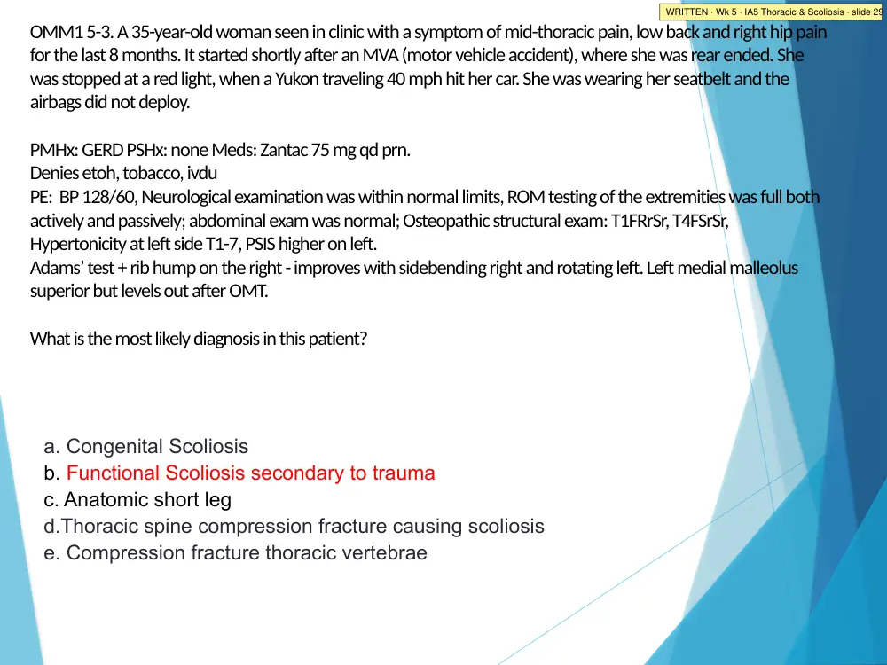 IA5 Thoracic & Scoliosis · slide 29