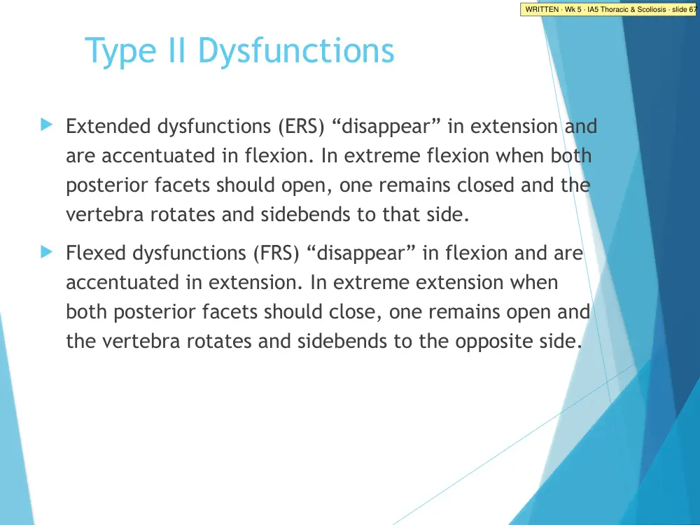 IA5 slide 67: ERS vs FRS and the facets