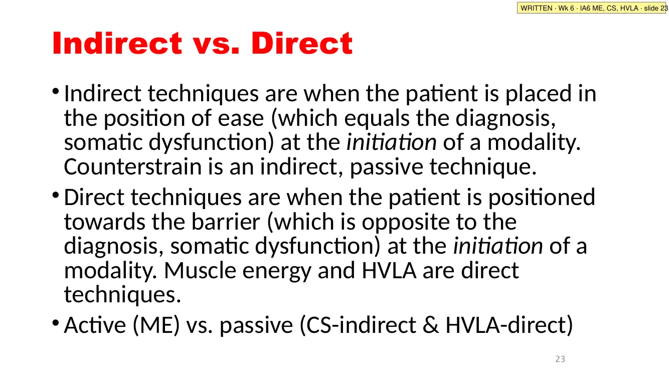 IA6 ME, CS, HVLA · slide 23
