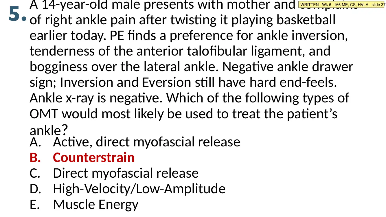 IA6 ME, CS, HVLA · slide 37
